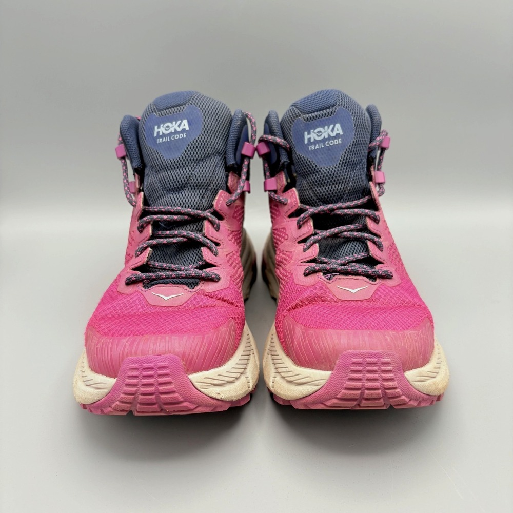 Hoka One One Trail Code GTX Boots Women's Size 8B Gore-Tex Purple High Hiking - Picture 3 of 10